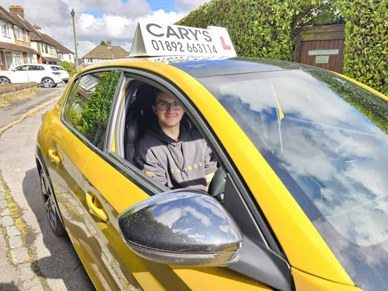 My first driving lesson: From nervous to confident