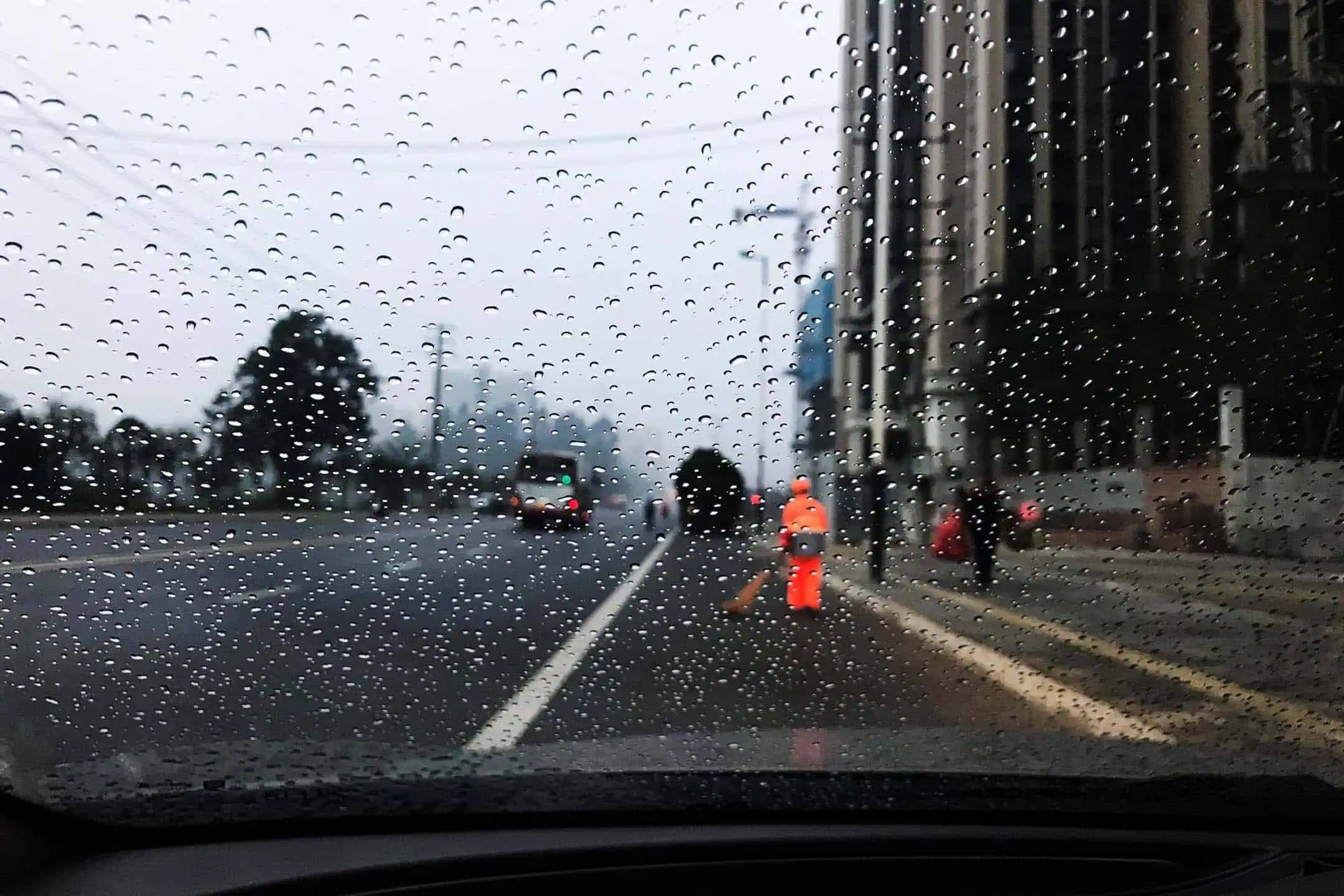 Driving In Heavy Rain