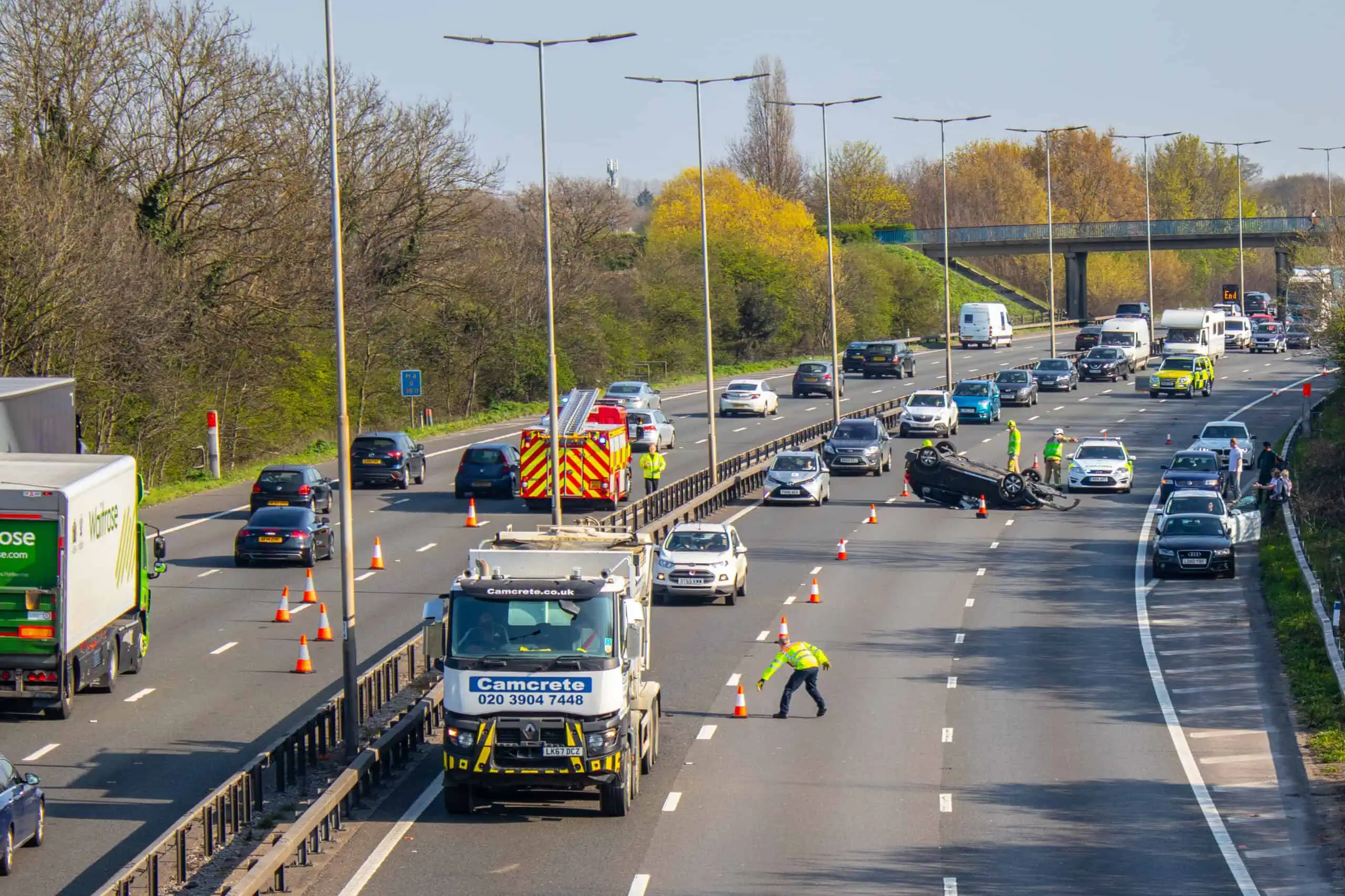 Closed Lane Motorway Scaled