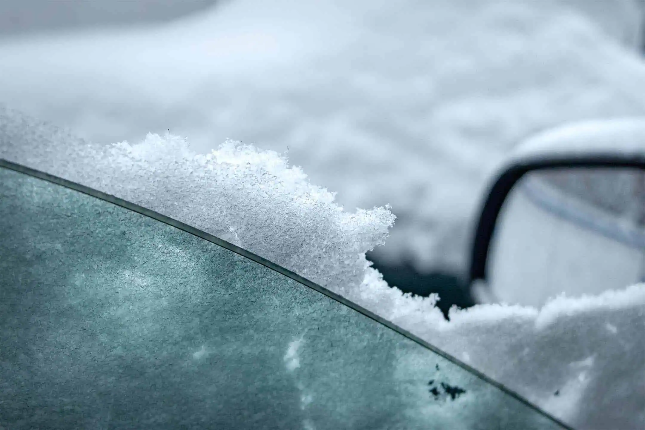 Frozen Car Window