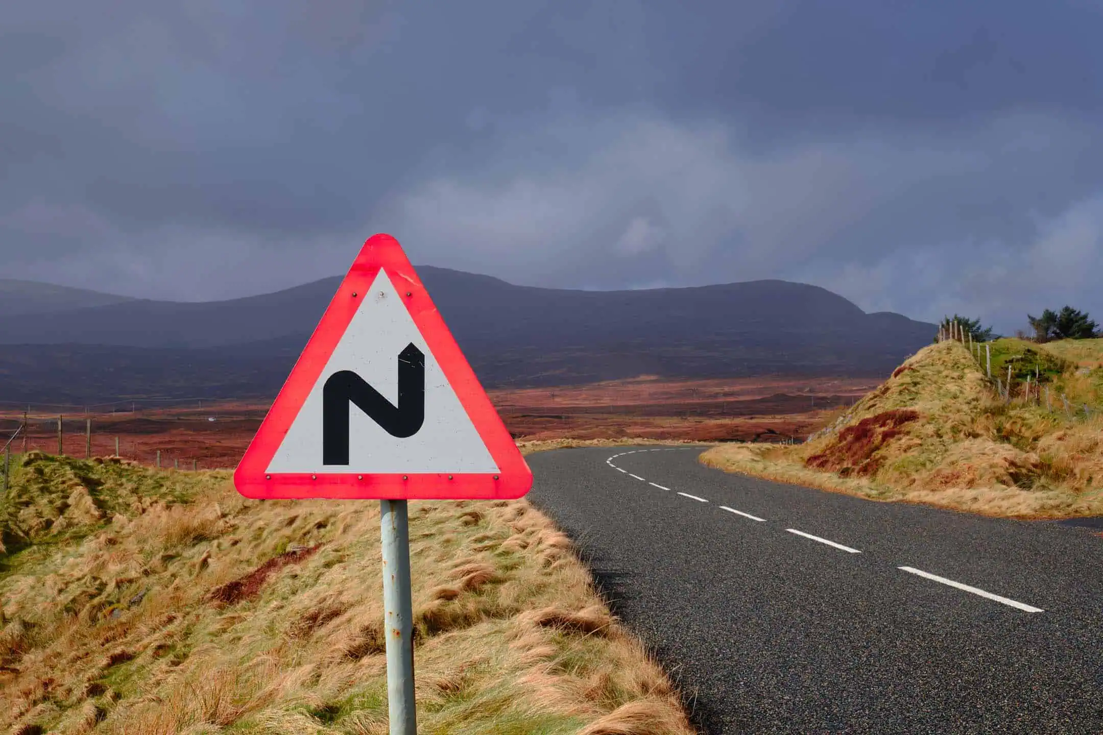 Hazard Road Sign