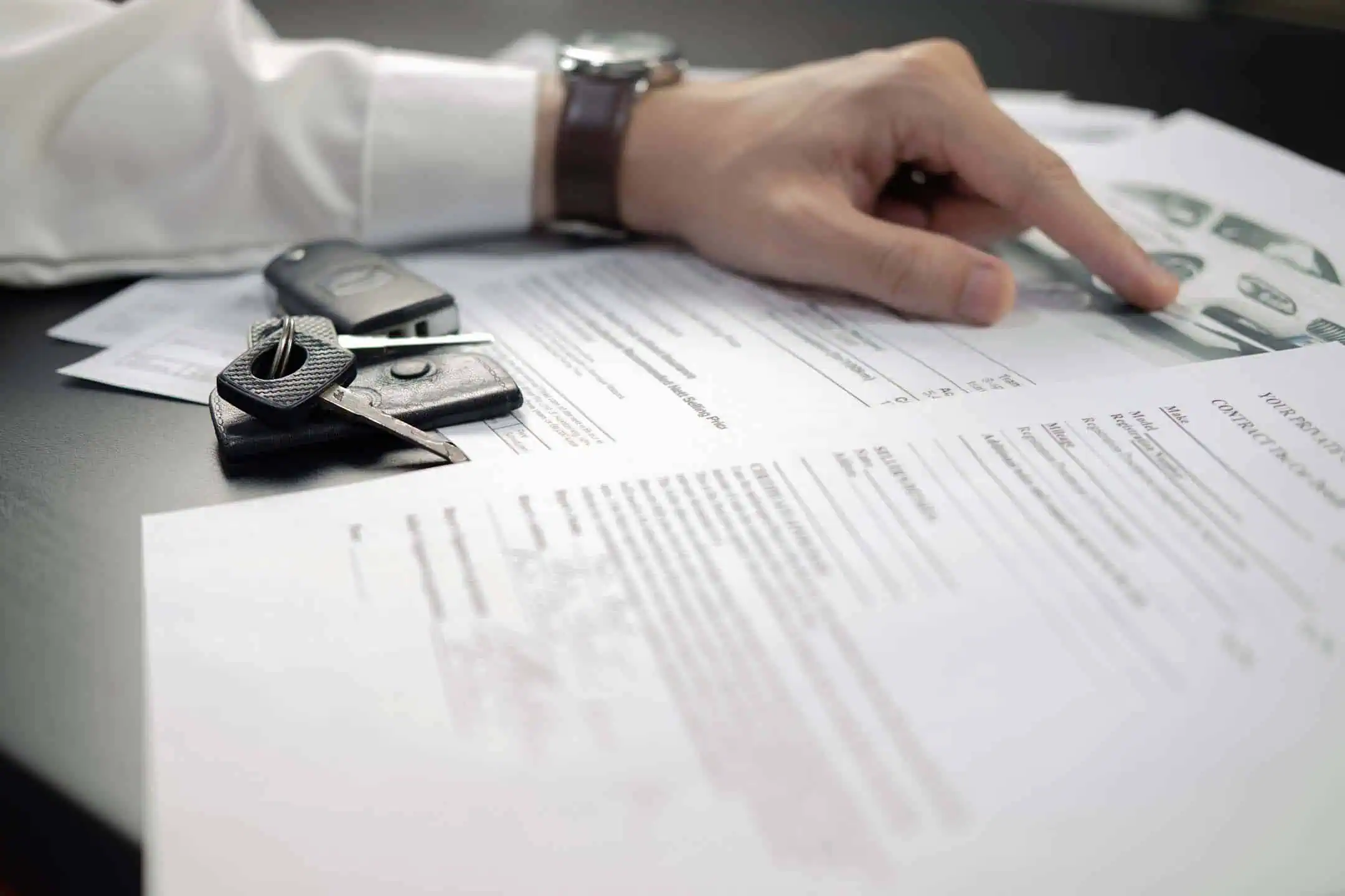 Man Checking Documents