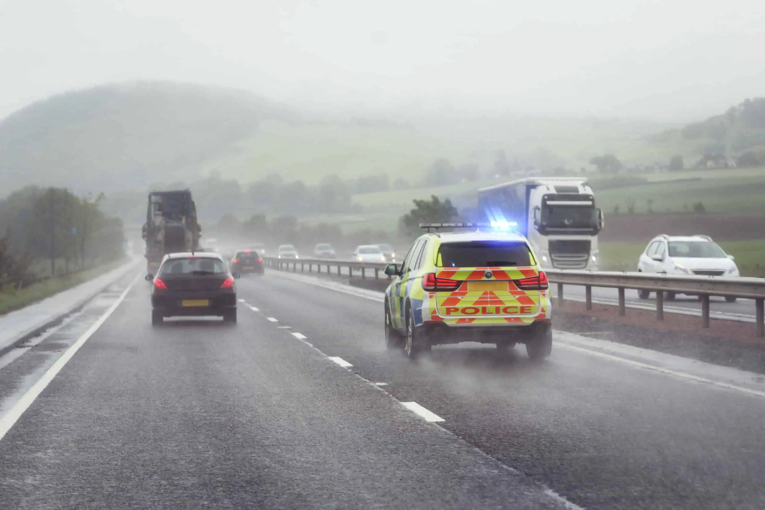 Police Car Dual Carriageway Scaled